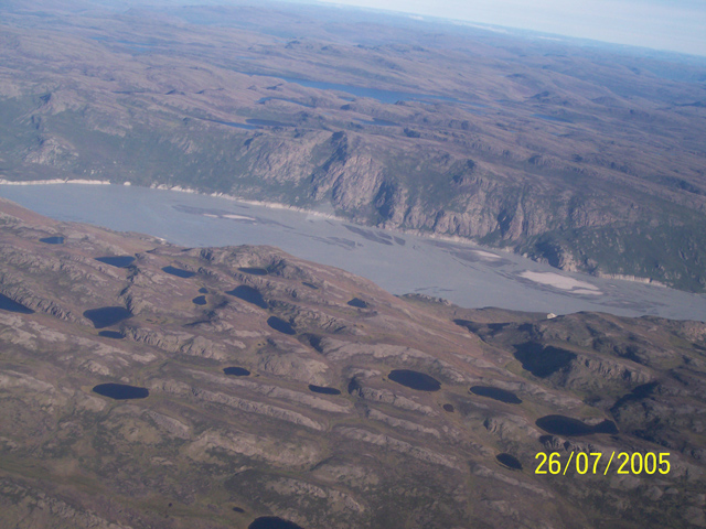 Greenland from the air